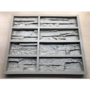 Полиуретановая форма для декоративного камня Сланец Скала F160F